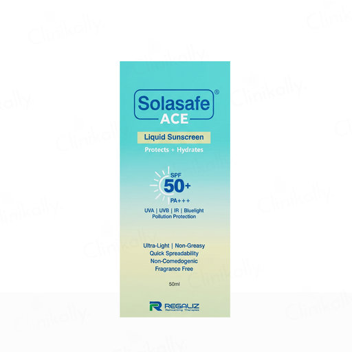 Solasafe ACE Liquid Sunscreen SPF 50+ PA+++